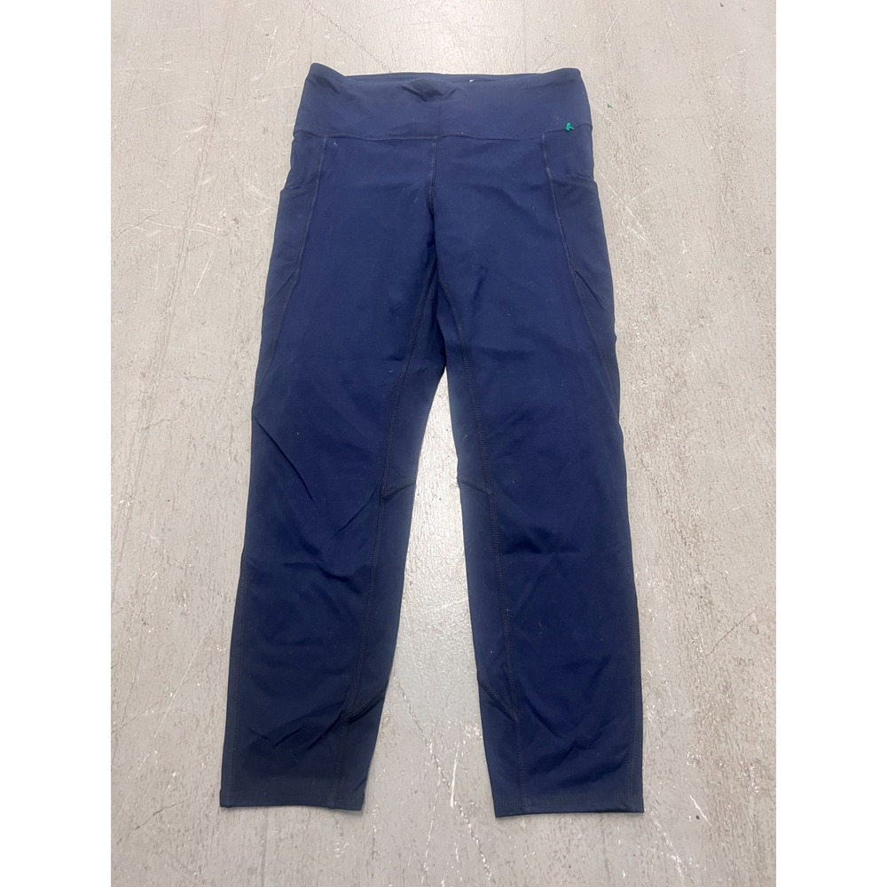 J.Jill‎ Fit Performance 7/8 Leggings Womens S Blue Stretch High Rise Athleisure